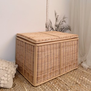 Kids Room Decor Eco-friendly Vintage Rattan <b>Chest</b> Trunks Organizer <b>Storage</b> Trunk <b>Chests</b> with Lid Cheap Price - Product Image 4