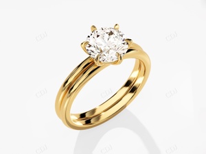 Custom Design Luxury 14K White <b>Gold</b> Moissanite Wedding Band Engagement <b>Ring</b> GRA Certified Bridal <b>Ring</b> <b>Set</b> Hot Selling - Product Image 2