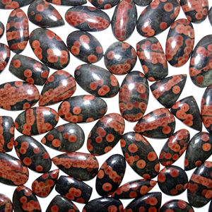 Natural Peanut <b>Obsidian</b> Loose Gemstone Wholesale Peanut <b>Obsidian</b> Cabochon Gemstone Beautiful Gemstone for Jewellery Making - Product Image 3