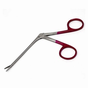 Pince crocodile Force ORL Handel de couleur rouge pince auriculaire en acier inoxydable pince de chirurgie alligator - Product Image 4