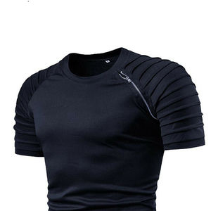 Vente en gros tendance 100% coton T-Shirt décontracté pour hommes meilleure qualité avec OEM grande taille respirant col rond manches courtes motif solide - Product Image 6