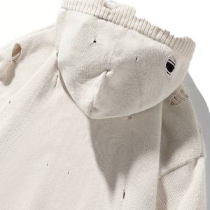 Sweat-shirt à capuche pour homme de haute qualité, tendance et à la mode, avec logo personnalisé, prix bas - Product Image 4