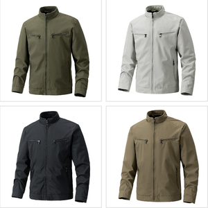 Veste Softshell légère imperméable à col montant avec fermeture éclair pour la randonnée, le camping, la pêche et les activités tactiques - Product Image 1