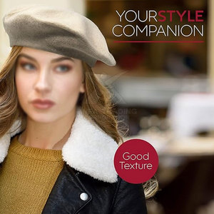 Chapeaux béret unis de taille et de couleur personnalisées à vendre Chapeaux béret promotionnels 2025 de dernière conception - Product Image 2