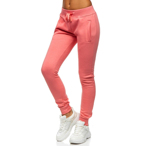 Conjunto Deportivo Informal para Mujer, Diseño Sólido, Manga Larga, con Capucha, Felpa, Transpirable, 100% Algodón, para Ejercicio en Invierno - Product Image 3