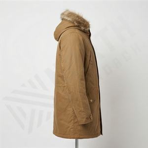 Parka de Invierno para Hombre, Estilo Formal, Abrigo para Exteriores, Impermeable, con Capucha, Talla Grande, Forro Polar de Algodón, Ropa Térmica, Color/Talla Personalizable - Product Image 3