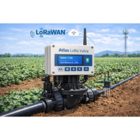 ATLAS SAV-IoT - Hidrante de Riego Agrícola Certificado IoT DN100 DN80 GGG40 de Hierro Dúctil, Tipo Goteo, Control Remoto, Ahorro de Energía