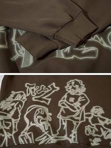 เสื้อสเวตเชิ้ตผู้ชายขนแกะเมอริโนแท้ 100% สำหรับเล่นกีฬา มีกระเป๋าจิงโจ้ เสื้อฮู้ดขนแกะนุ่มสบาย คอวีแบบคัสตอม - Product Image 4