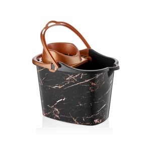 Cubo de limpieza de plástico ecológico duradero de 16L con mango, cubo de agua para el hogar - Product Image 2