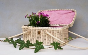 Panier de pique-nique décoratif en forme d'animal, fait main en rotin naturel, panier de rangement multifonction moderne, origine Hanoï, Artex vert - Product Image 4