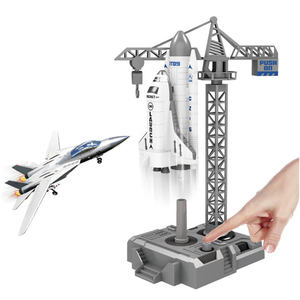 Space Shuttle giocattoli Astro Venture Set di astronave simulatore di astronave aereo da caccia modello di stelo veicolo spaziale per bambini - Product Image 1