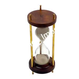 Limites durée compteur Instrument blanc sable verre horloge décorative cadeaux personnalisé 10 mins 30 Mins sablier et sablier - Product Image 2