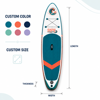 Planche de SUP de style Hydro Force de la marque populaire Shark Molokai Wowsea Goosehill Itiwit Bestway