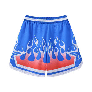 Logo personnalisé Short de basket-ball pour hommes, dernière conception, tissu en toile imperméable respirant, taille moyenne, short en maille de couleur unie - Product Image 6