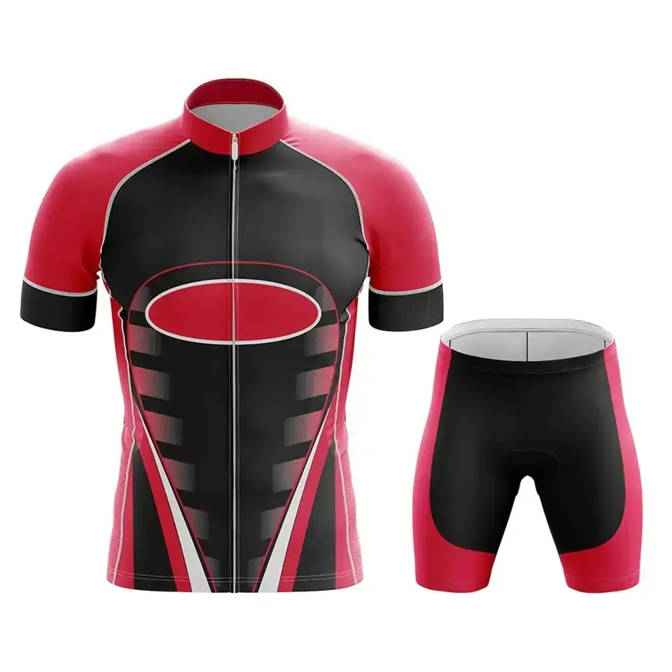 Oem Custom Wear Fietskleding Fabrikanten Fiets Jersey En Slabbetje Gewatteerd Goede Verkoop Fiets Slabbetje Uniform