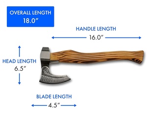 Wholesale Customized Premium Quality OEM ODM Service Handmade High Carbon Steel <b>axe</b> Ash <b>Wood</b> Handle and Fine Leather Sheath <b>axe</b> - Product Image 3