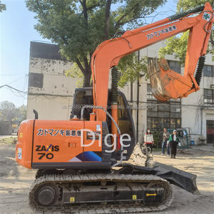 Miniexcavadora Usada de Origen Japonés Hitachi ZX70 de 7 Toneladas, Motor Isuzu/Yanmar, Bomba, Modelo 2018-2022, Probada e Inspeccionada, Excelente Estado - Product Image 2