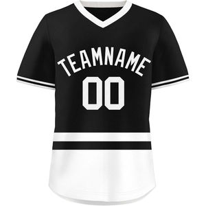 Camisas de béisbol con cuello en V de alta calidad, camiseta de béisbol de malla transpirable, ropa de softbol para jóvenes, uniformes, camiseta de béisbol para hombres - Product Image 4