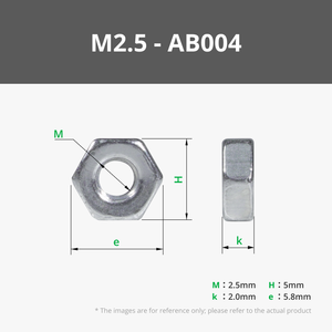 น็อตหกเหลี่ยมเหล็กกล้าคาร์บอนแบบผิวเรียบ - Product Image 3