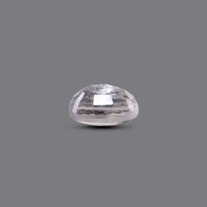 Piedra Preciosa de Ágata Facetada con Circonita Blanca de 7.2 Quilates, Corte Ovalado, Sintética, Pulida, con Tratamientos Térmicos, Rebanada de 8 mm para Joyería - Product Image 3