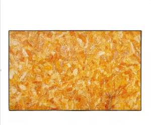 Azulejos de cuarzo amarillo de lujo ecológicos, detalles dorados para decoración de pared externa, villas de lujo, interiores de casas, piedra hecha - Product Image 5