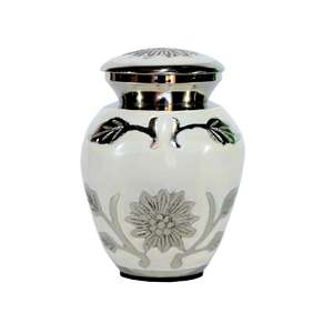 Urne funéraire en aluminium de haute qualité pour femmes et hommes, artisanat en magnésie, urne à cendres humaines faite à la main - Product Image 1