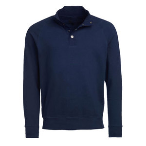Sudaderas de bloque de Color con cuello redondo y logotipo personalizado elegante de fácil uso de la mejor calidad para hombre estampado informal de lana a rayas de calle para invierno - Product Image 5