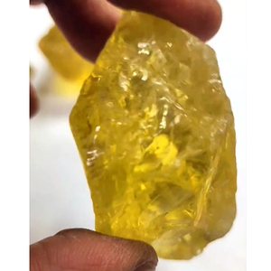 Alta calidad 3 uds 60mm cuarzo limón Natural 1605 Cts piedras preciosas sueltas amarillo limón Topacio materia prima Top Iroc ventas - Product Image 3