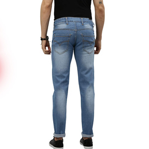 2025 Nueva Marca al por mayor rayas azules hombres diseño OEM ODM Denim Slim Fit Wear Jeans telas a granel para hombres - Product Image 2