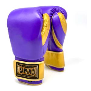 Haute qualité 8oz & 16oz classique peau de vache gants de boxe en cuir conception imprimée personnalisée pour adultes enfants crochet boucle sparring - Product Image 4