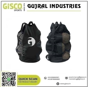 Sac de transport de handball en nylon 600D avec panneaux en maille pour séchage et ventilation des balles 50cm X 100cm Logo personnalisé disponible - Product Image 2