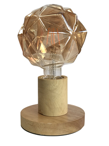 Base per lampada da tavolo in legno modello Kline E27 (F-Bright 1200104-M) - Product Image 1