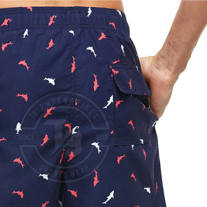 กางเกงว่ายน้ำผู้ชายแบบใหม่สั่งตัดได้ ผ้าฝ้าย 100% สีพื้น แห้งเร็ว ระบายอากาศดี ผลิตในปากีสถาน - Product Image 6