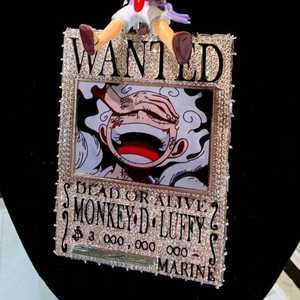 Pendentif en moissanite 16,20 CTW VVS1, style hip-hop glacé, plaqué or rose, forme d'animal, charme personnalisé, cadeau parfait pour Halloween - Product Image 1