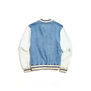 Vestes universitaires en coton unisexe manteau de baseball décontracté avec logo personnalisé veste Letterman pour hommes pour l'hiver - Product Image 3