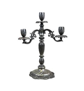 Ensemble de deux bougeoirs en fer bougeoirs de taille et de forme personnalisées pour l'utilisation de la décoration de mariage et d'événements - Product Image 5