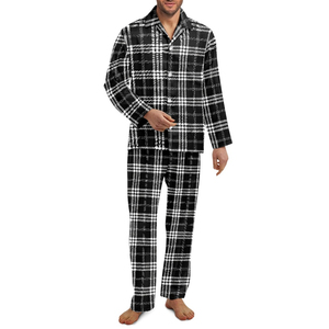 Pyjama à boutons pour hommes Hawaii Palaka simple et polyvalent avec personnalisation personnalisée en usine - Product Image 1