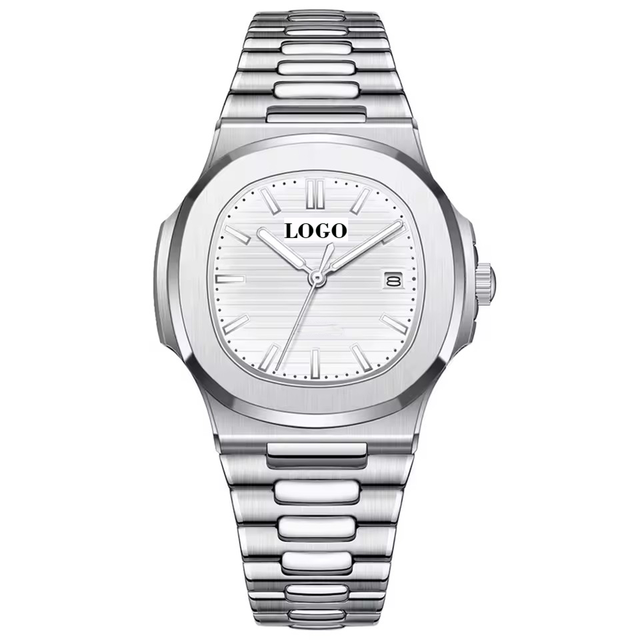 2025 Original Brand Men's Stainless Steel Quartz Watch Luxury Sapphire Crystal Waterproof Business Formal Fashion Design 40mm
