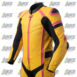 Custom Leather Racing Suit Full Zip <b>Motorcycle</b> <b>Jacket</b> and Pants Combined Motocross Racing Wear - Product Image 4