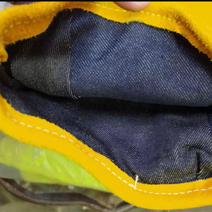 Guantes de cuero para soldar resistentes al calor y al fuego hechos a medida de la mejor calidad - Product Image 2