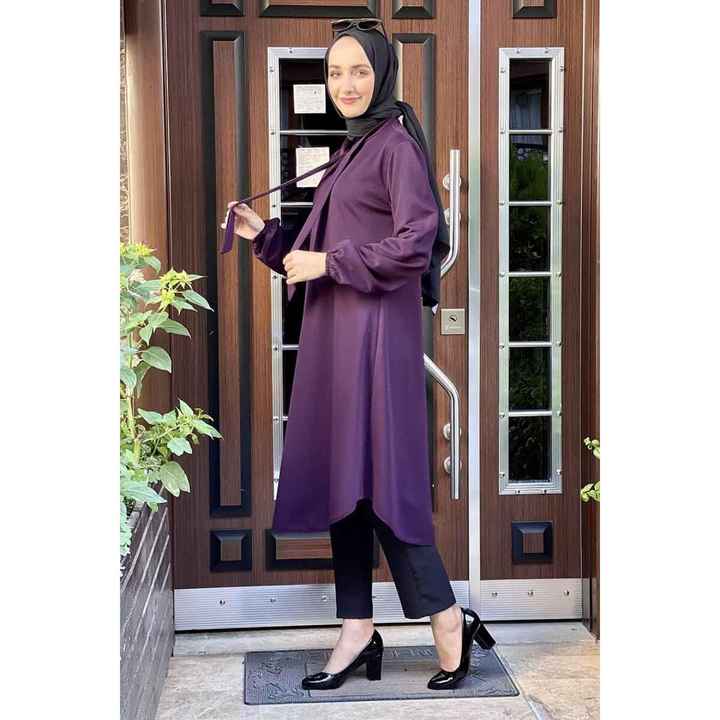 Patterned Tunic Purple