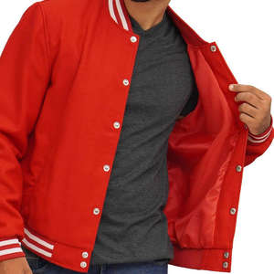 Vestes universitaires légères pour hommes, dernier style, sur mesure avec logo frontal, prix de vente optimal pour les vestes universitaires d'hiver pour hommes - Product Image 4