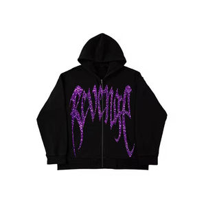 Meilleure qualité hommes hiver thermique sweats à capuche respirant 300 grammes tissu personnalisé dos imprimé conception - Product Image 3