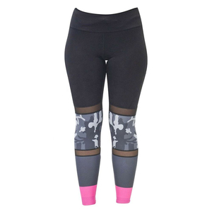 ราคาขายส่ง กางเกงเลกกิ้งออกกำลังกายแฟชั่นสำหรับผู้หญิง ลายพิมพ์แบบซับลิเมชั่น ดีไซน์ใหม่ เนื้อผ้านุ่มสบายสำหรับผู้หญิง กางเกงเลกกิ้งแบบซับลิเมชั่น - Product Image 5