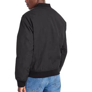 Nuevo cortavientos personalizado de nailon con cremallera para hombre, chaquetas bomber impermeables a prueba de viento de gran tamaño - Product Image 6