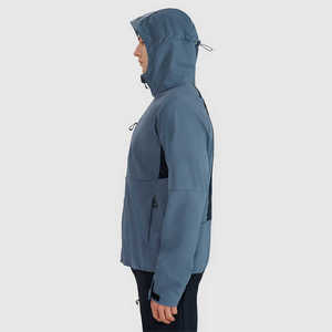 Bulk Quantity OEM Service Men Winter Softshell <b>Jacket</b> Stand Collar Waterproof Breathable Vintage Style Eco-Friendly <b>Customized</b> - Product Image 5