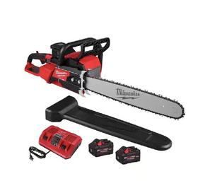 Milwaukee M18 FUEL 2827-22 Double batterie 20 pouces Kit de tronçonneuse à batterie (batterie et chargeur) fabriqué aux États-Unis - Product Image 1