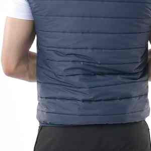 2025 nuevo elegante personalizado ligero cálido burbuja sin mangas de talla grande abrigo de cintura hombres chaqueta sin mangas acolchada para hombres - Product Image 3