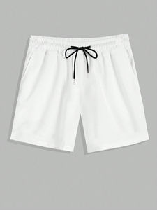 Short unisexe imprimé personnalisé de style High Street OEM Short solide pour homme avec cordon de serrage à la taille Short personnalisé de haute qualité pour homme - Product Image 5