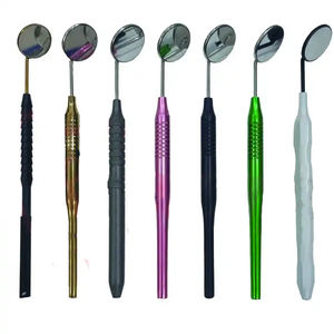 Instrumentos de examen básico Dental Manual reutilizable, espejo de boca de diagnóstico recubierto de silicona con Plasma, agarre ergonómico profesional - Product Image 5